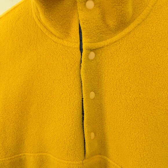 Vintage Yellow Mens Synchilla Snap Pullover Mens XL - Picture 4 of 15